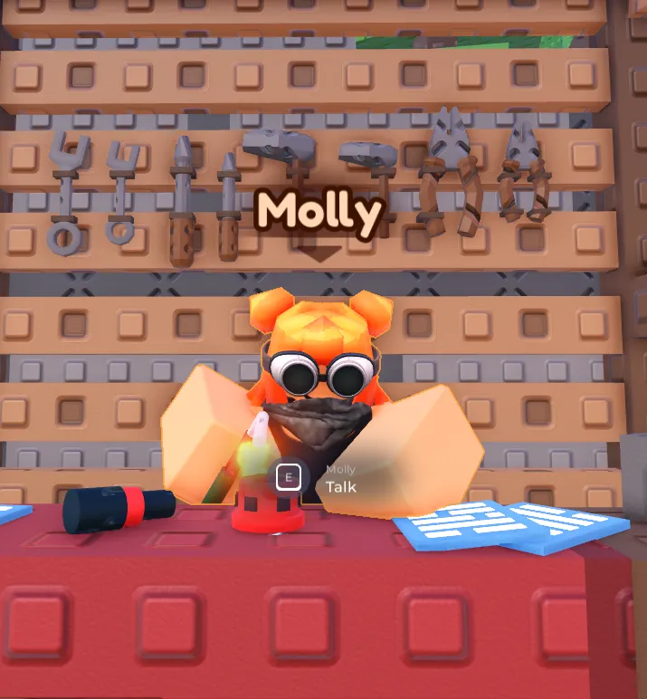 Molly - Tool & Gear Vendor NPC in Garden Horizons